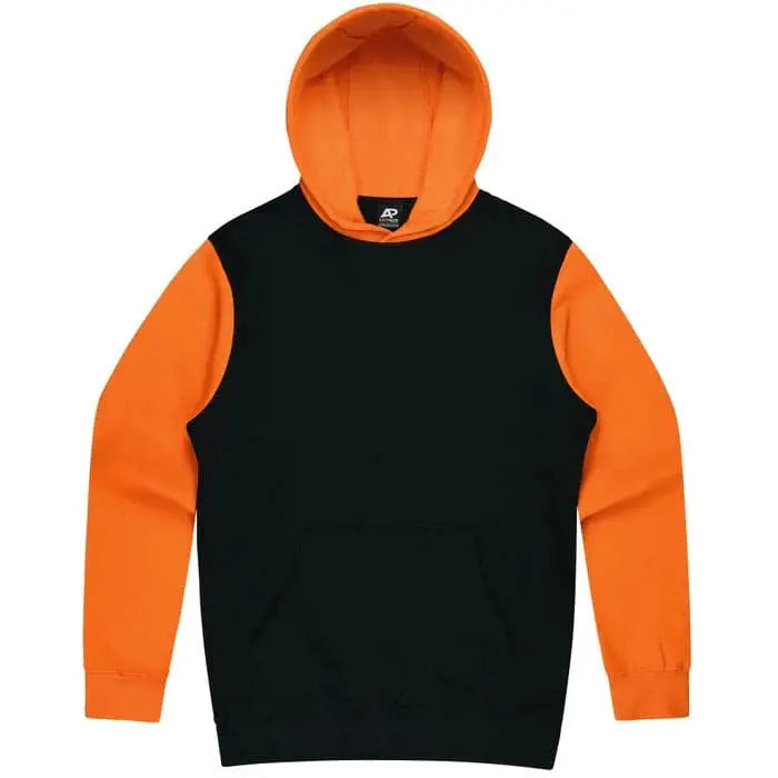 Aussie Pacific Monash Kids Hoodie 3530  Aussie Pacific BLACK/ELECTRIC ORANGE 4